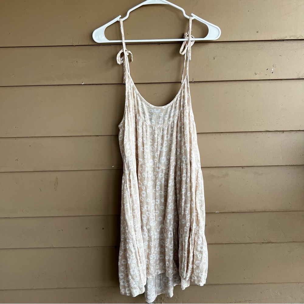 Wild Fable Neutral Floral Sundress - Size M - Summer Beach Casual - Picture 5 of 7